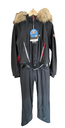 OEM ODM windproof snowproof warm women ski juimpsuit black