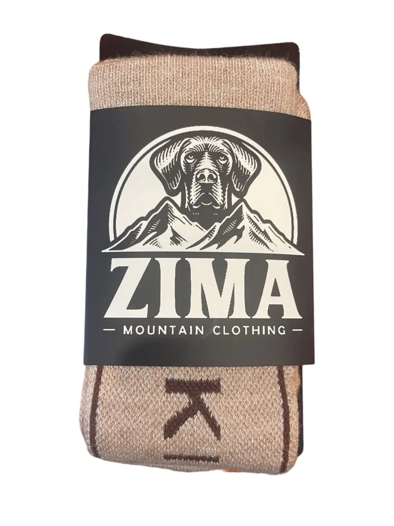 Medias skiing brown mujer
