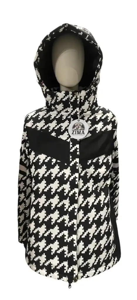 Ski Jacket - Monochrome Chic