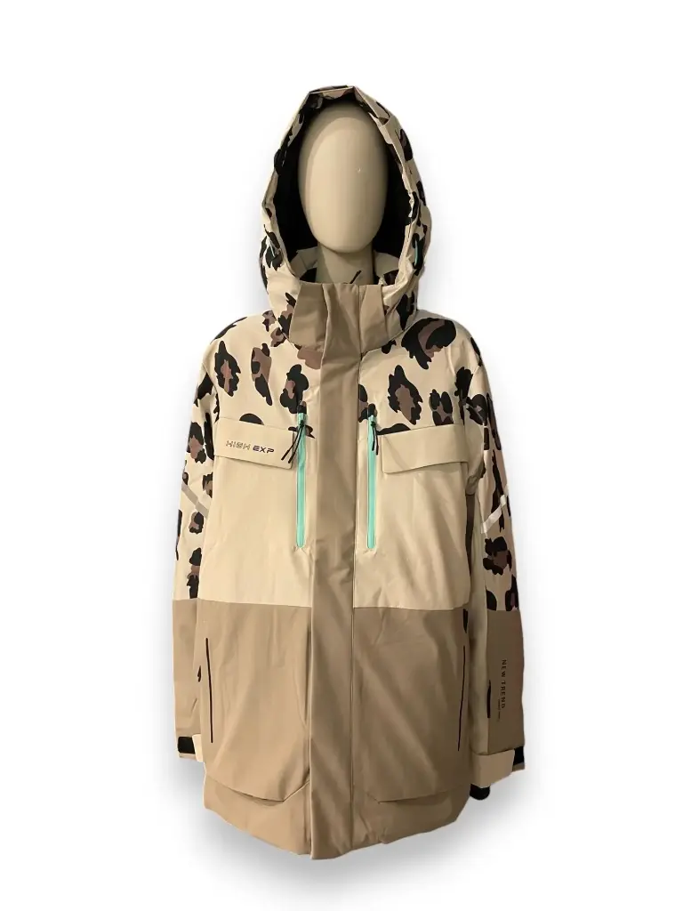Snowboard Jacket High Experience - Arctic Leopard