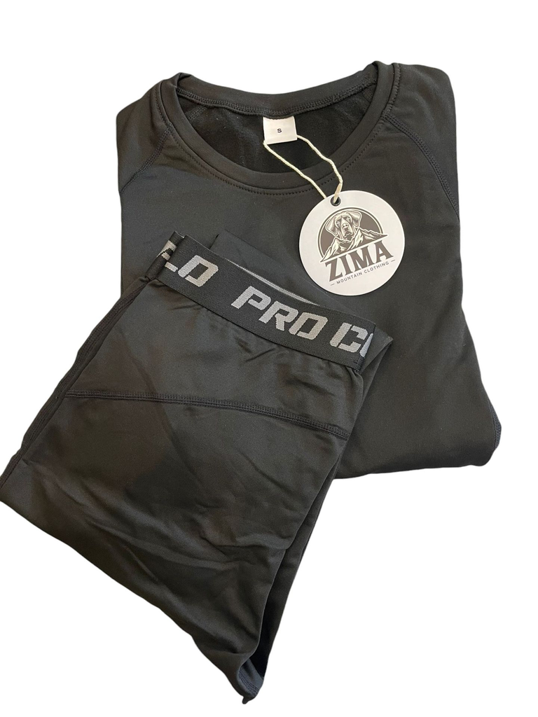 Underwear básico mujer negro (set)