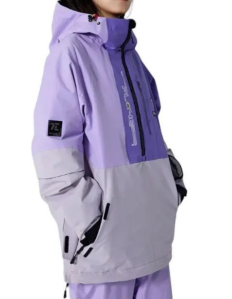 Tittallon - Unisex 4-way stretched snowboard.Ski jacket purple