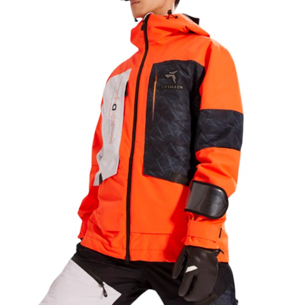 Tittallon - Unisex snowboard and freestyle jacket red