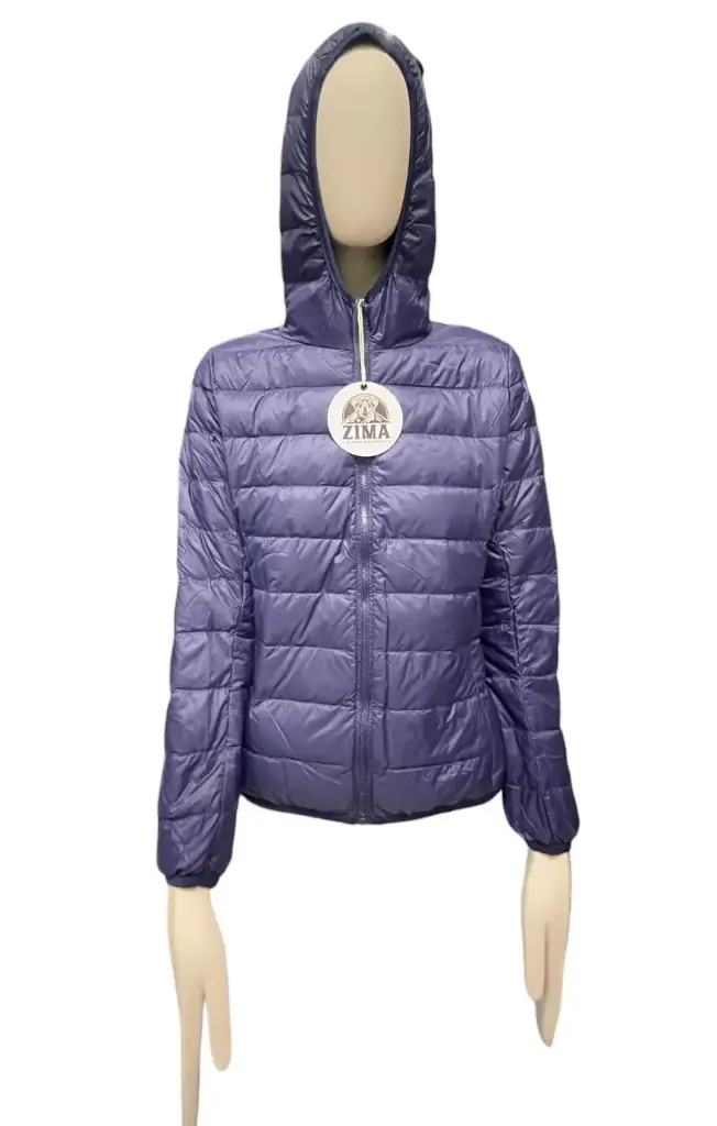 Chaqueta Zima Plumas Azul - Mujer