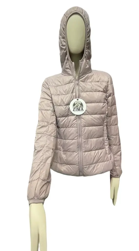 Chaqueta Zima Plumas Morada - Mujer