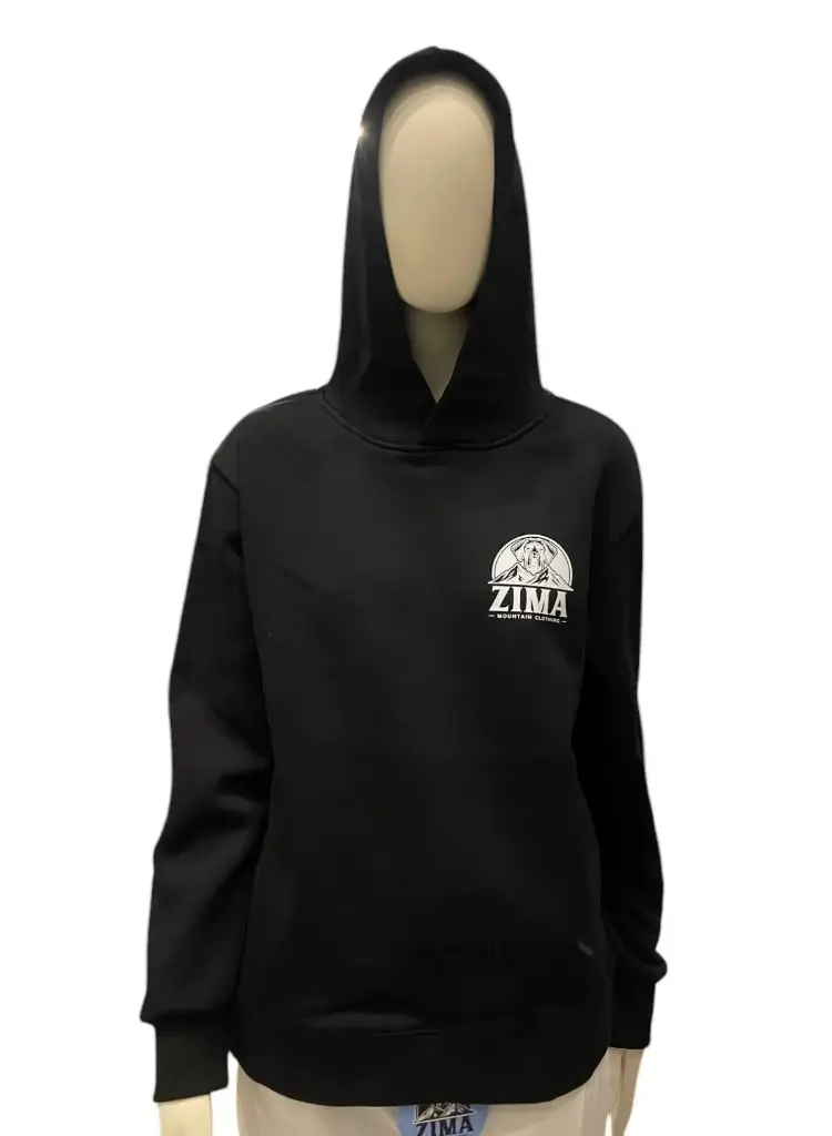 Hoodie ZIMA All Black 
