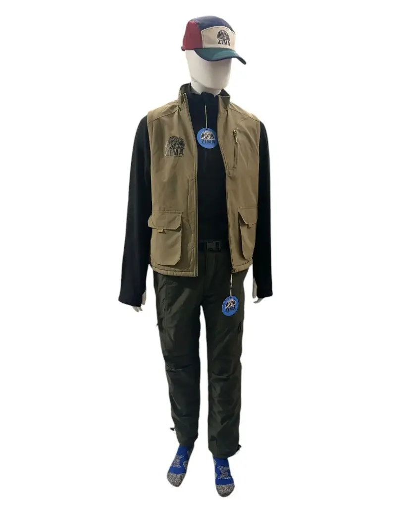 Winter pant men green