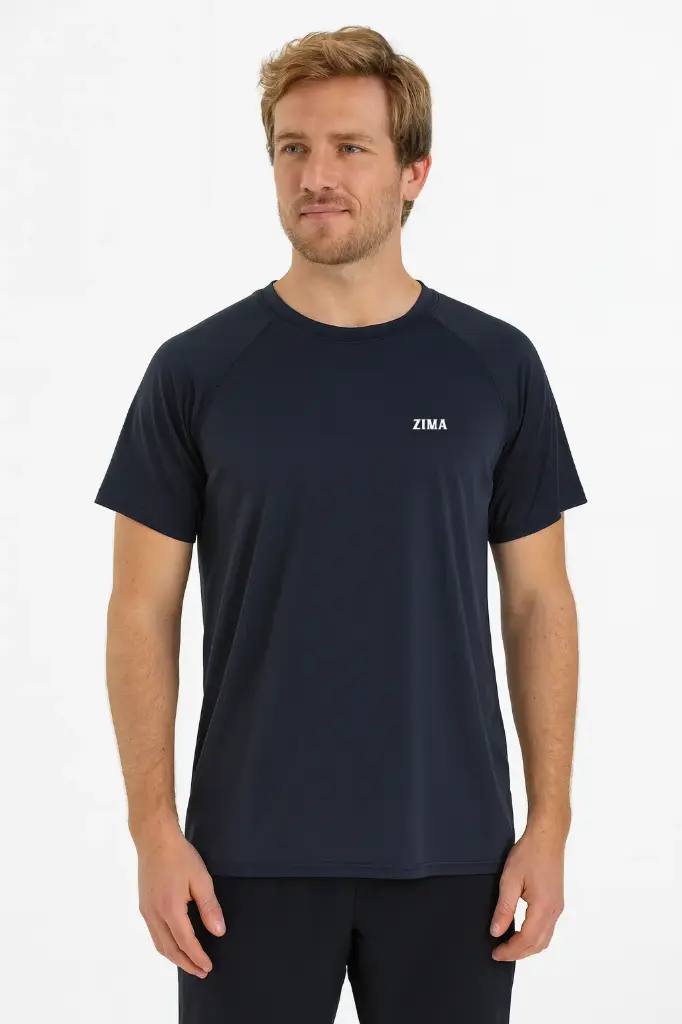 Camiseta dry fit azul h