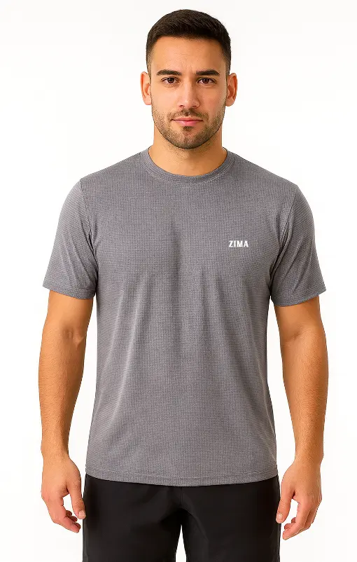 Camiseta dry fit gris h