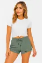 Short verde mujer