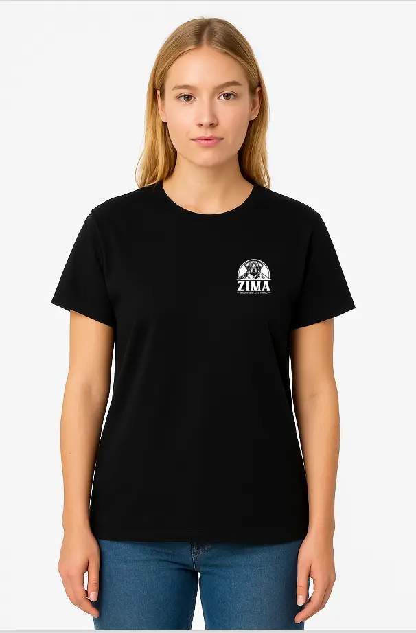 T-shirt negra mujer