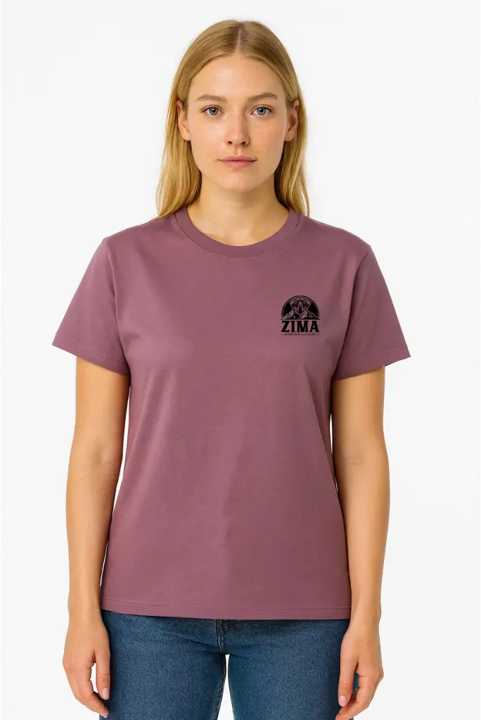 T-shirt vinotinto mujer