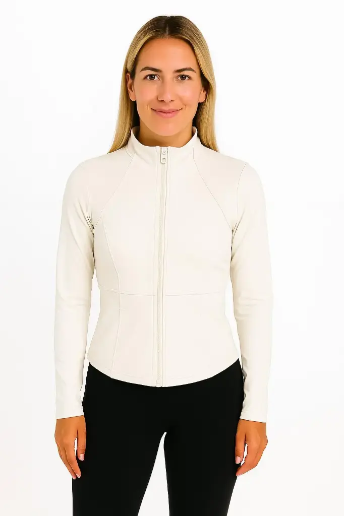 Chaqueta deportiva beige