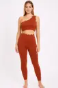 Legging curvitas terracota