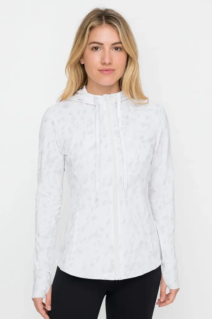 Chaqueta camo blanca