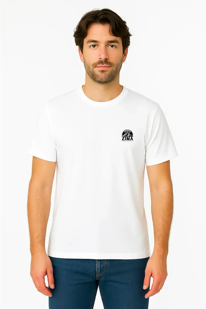 Franela hombre blanca