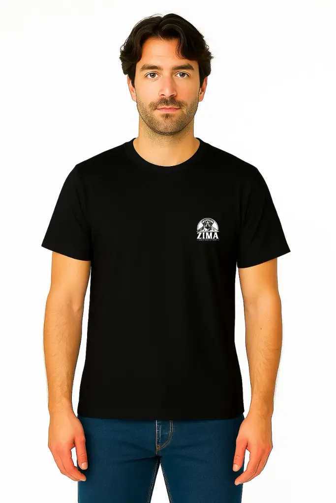 Franela hombre negra