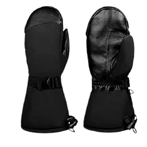 Manopla All Black Semi Cuero