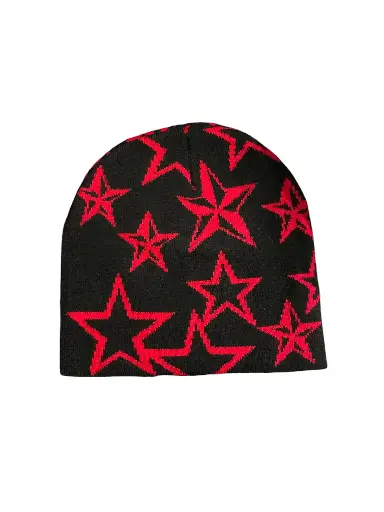 Beanie Stargazer rossonero