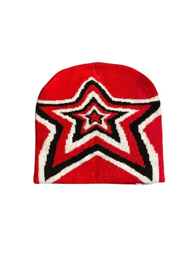 Beanie estrella roja