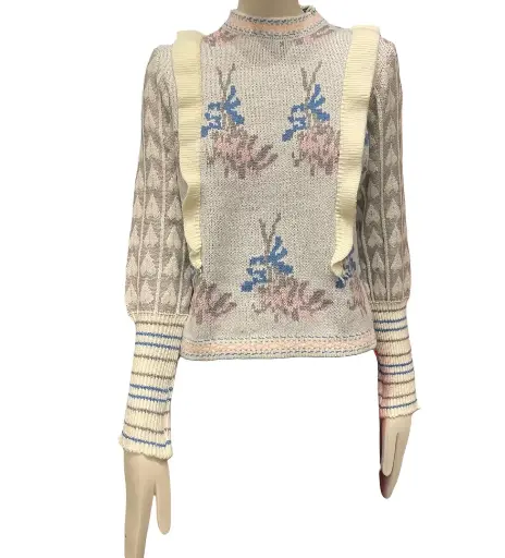 Sweater Winter Bloom
