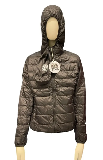 Chaqueta Zima Plumas Negra - Mujer