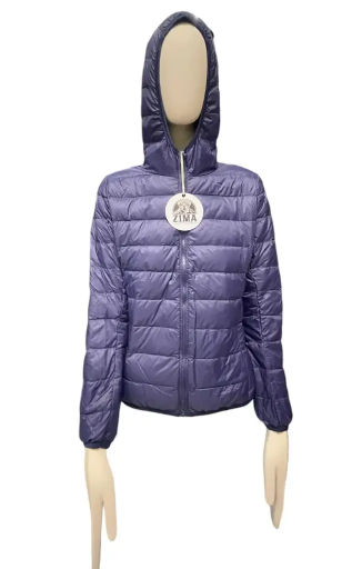 Chaqueta Zima Plumas Azul - Mujer