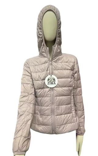 Chaqueta Zima Plumas Morada - Mujer