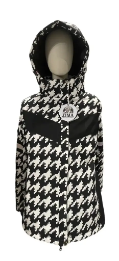 Ski Jacket - Monochrome Chic