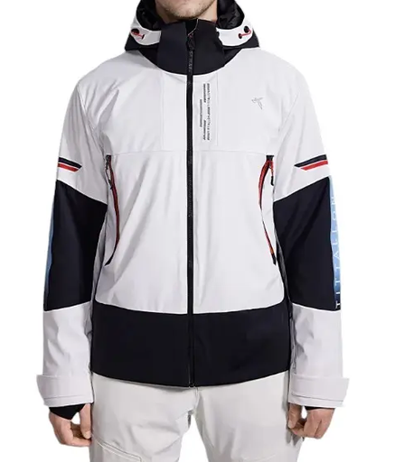 Tittallon Men's Phylex 4-way-stretched Tech. White