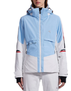 Tittallon - Women's 4-way-stretched fashion Ski jacket blue