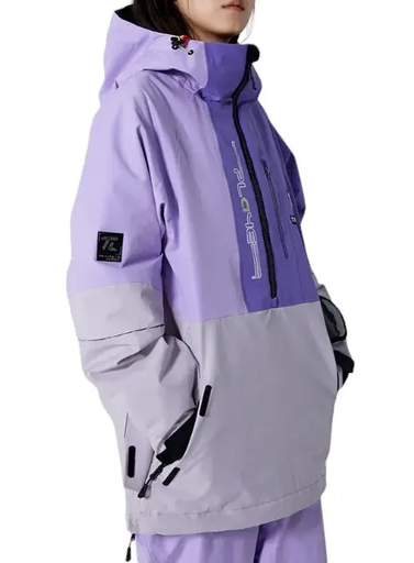 Tittallon - Unisex 4-way stretched snowboard.Ski jacket purple
