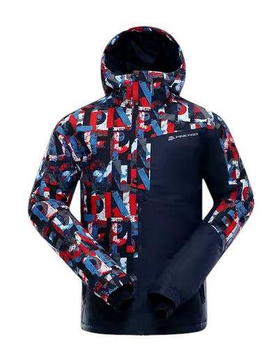 Chaqueta Alpine Pro - Arctic Mosaic - Red & Blue