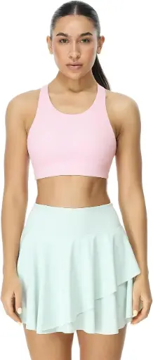 Top cruzado rosa