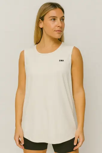 [Verano 2025] Camiseta sin mangas blanca 