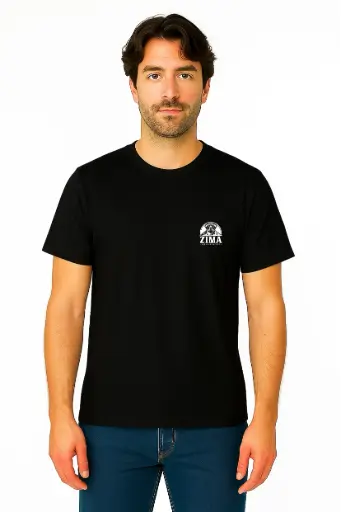 Franela hombre negra